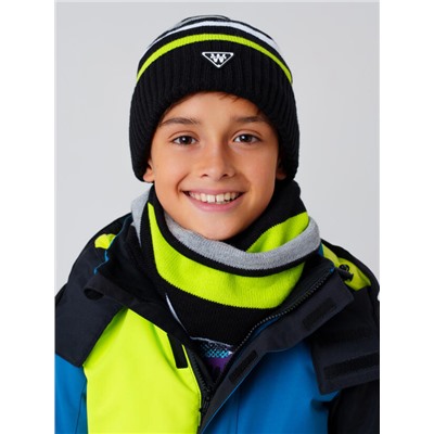 Комплект мальчика: шапка, снуд