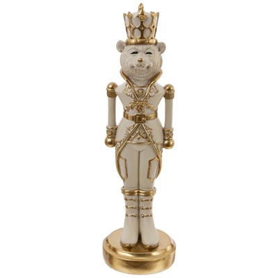 GAEM Фигурка декоративная "Солдатик-медведь", L9 W9 H31 см