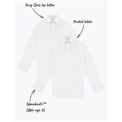 2pk Boys' Cotton Regular Fit School Shirts (2-18 Yrs)