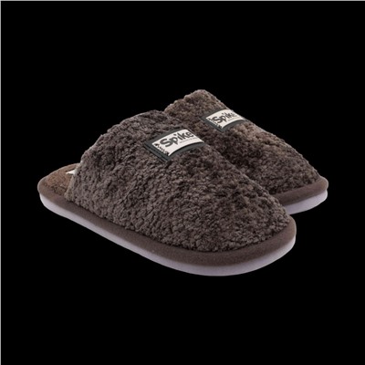 Тапочки домашние 10351-3 коричневые