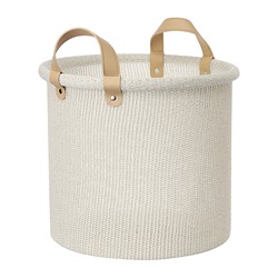 Корзина для хранения Sustainable collection, Ø32х28 см, молочная