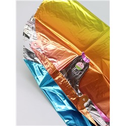 Шар фольгированный "Multicolour numbers" цифра 2, (80 см)