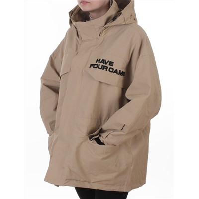 3094 BEIGE Куртка демисезонная женская (100 гр. холлофайбер)