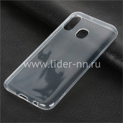 Задняя панель для Samsung Galaxy  A40 SM-A405 Силикон  прозрачная (пакет)