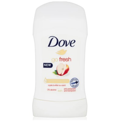 Дезодорант-антиперспирант Стик DOVE Go Fresh APPLE ( яблоко и белыйый чай ) 40 мл