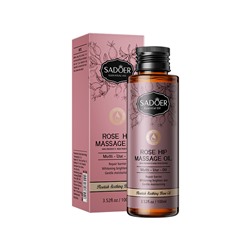 Массажное масло с шиповником SADOER Essential oil Rose Hip Massage oil, 100 мл