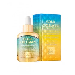 Питательная сыворотка с золотом и коллагеном FarmStay Gold Collagen Nourishing Ampoule 35 ml