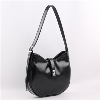 Сумка 328 лак черный