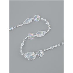 Бусы на нитях, с голографией, 15 мм, 9±1 м, прозрачные