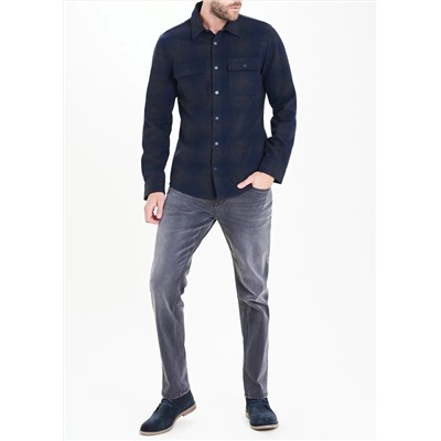 Morley Grey Check Shirt Jacket