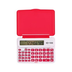 Калькулятор инженерный 10-разрядный, KENKO, 1006 корпус розовый
