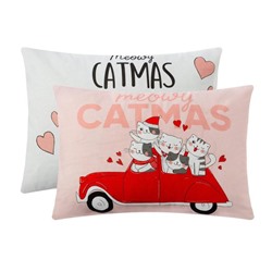Комплект наволочек «Этель» Catmas, 50×70 см, 2 шт., бязь, хлопок 100%