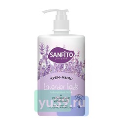 Мыло жидкое Sanfito Sensitive Лавандовые поля 1 л