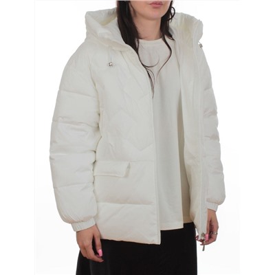 2309 WHITE Куртка зимняя женская (200 гр. холлофайбер)