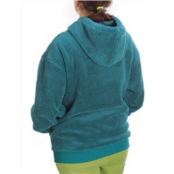 110 TURQUOISE Худи женское Тедди на флисе