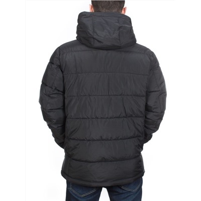 4707 BLACK Куртка мужская зимняя ROMADA (200 гр. холлофайбер)