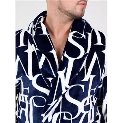 Халат Мистер буквы синий ИвК