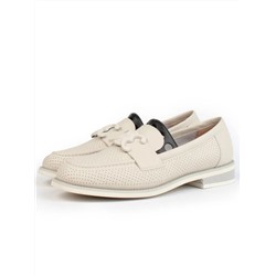 06-PDJ72-1 LT. BEIGE Туфли женские (натуральная кожа)