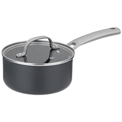 КОВШ С КРЫШКОЙ 1,4Л "CHEF"AGNESS 16*7,5СМ, АНОДИРОВАННЫЙ АЛЮМИНИЙ,3Х СЛОЙНОЕ ПОКРЫТИЕ DAIKIN