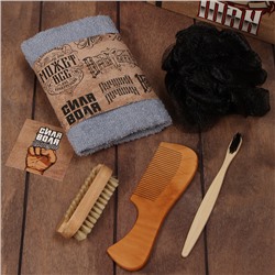 Набор подарочный Этель Best man полотенце и аксс (5 предм)