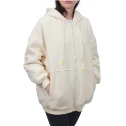2560 BEIGE/YELLOW-GREEN Худи женское (50 гр. синтепон)