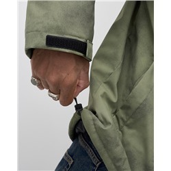 Куртка спортивная мужская весна осень цвета хаки 25473Kh