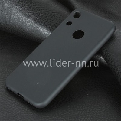 Задняя панель для Huawei Honor  8A/Y6 2019 Силикон матовый (черная)