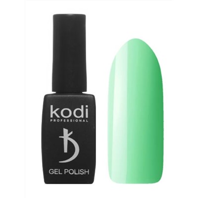 Kodi Гель-лак для ногтей 50 GY, салатовый, без перламутра и блесток, плотный, 8 мл