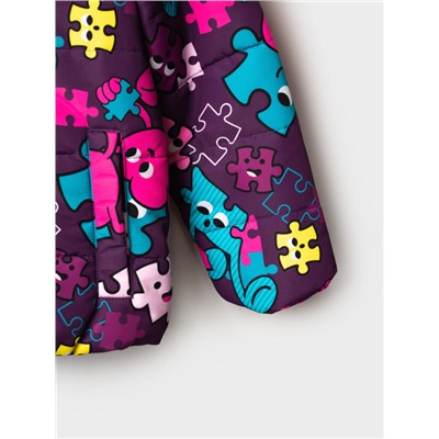 Комплект зимний для девочки: куртка, полукомбинезон