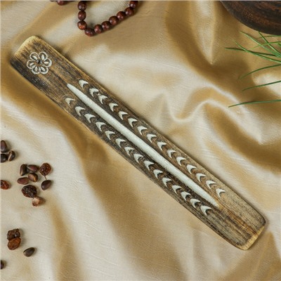 Подставка под благовония «Клевер», 0.5×3.5×26 см, дерево