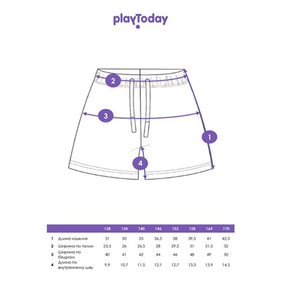 Шорты для девочки, 2 шт. в комплекте