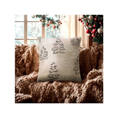 Наволочка декоративная новогодняя «Этель. Зимний лес» 40×40 см