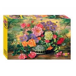 Пазлы 1000 "Цветы в вазе" (Юбилейная коллекция)