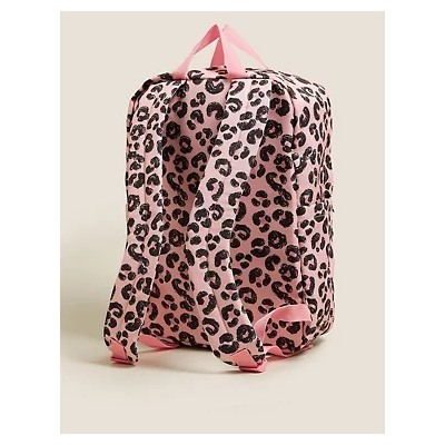 Kids' Water Repellent Leopard School Backpack