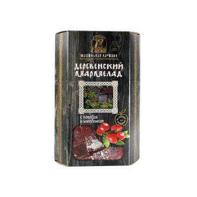 Мармелад желено-фруктовый резаный "С яблоком, клюквой и шиповником" 300гр