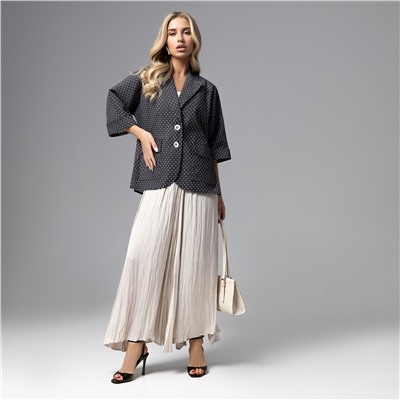 Жакет оверсайз, Джинсовый стиль (черный)