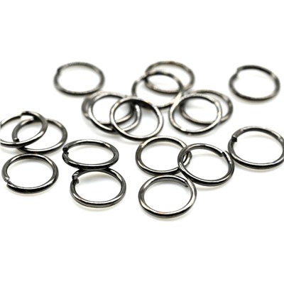 Колечко соединительное Ø 6.5мм цв.черный никель, упаковка 50шт.