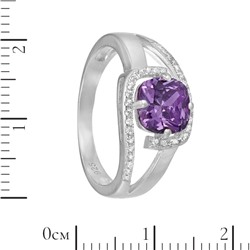 Кольцо 'Эмилия' с фианитами ТГКС.835Ф6