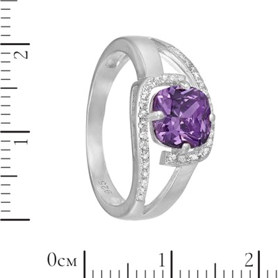 Кольцо 'Эмилия' с фианитами ТГКС.835Ф6