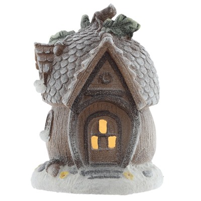 GAEM Фигурка декоративная "Домик" с подсветкой (АААх3, н/п), L25 W27 H34 см