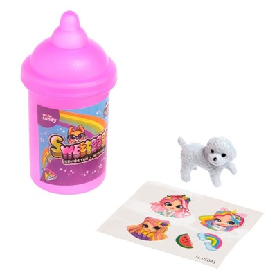 Набор Sweeteees, игрушка в красивой баночке, МИКС, уценка (нет конфет)
