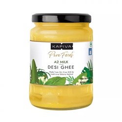 Масло Гхи из молока А2 (500 мл), A2 Milk Desi Ghee, произв. Kapiva