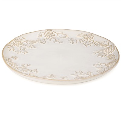 НАБОР ТАРЕЛОК ОБЕДЕННЫХ КОЛЛЕКЦИЯ "PINE CONES", 2 ШТ. / 25*25*2,3 СМ