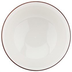 "Классика" Салатник фарфоровый 1,75л, д20х9,3см, с деколью, отводка (Китай)