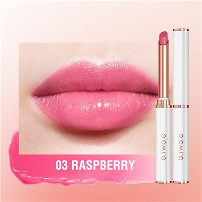 Бальзам для губ O.TWO.O Увлажняющий с добавлением пчелиного воска № 3 Raspberry 0.9 g