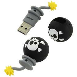 Память Smart Buy "Wild series" Бомба  16GB, USB 2.0 Flash Drive, черный
