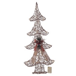 GAEM Изделие декоративное с подсветкой "Ёлка" (3хААА, н/п), L40 W11 H90 см
