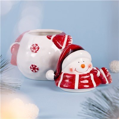 БАНКА ДЛЯ СЫПУЧИХ ПРОДУКТОВ КОЛЛЕКЦИЯ "CHRISTMAS HOLIDAYS" 16,5*13,5*20 СМ