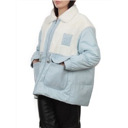 H24-223 WHITE BLUE Куртка демисезонная женская (100 гр. холлофайбер)