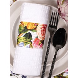 Полотенце вафельное Calibri Сафия Хоум, 1002 белый